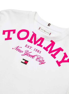 T-Shirt Tommy Hilfiger Logo Tee Branco para Menino