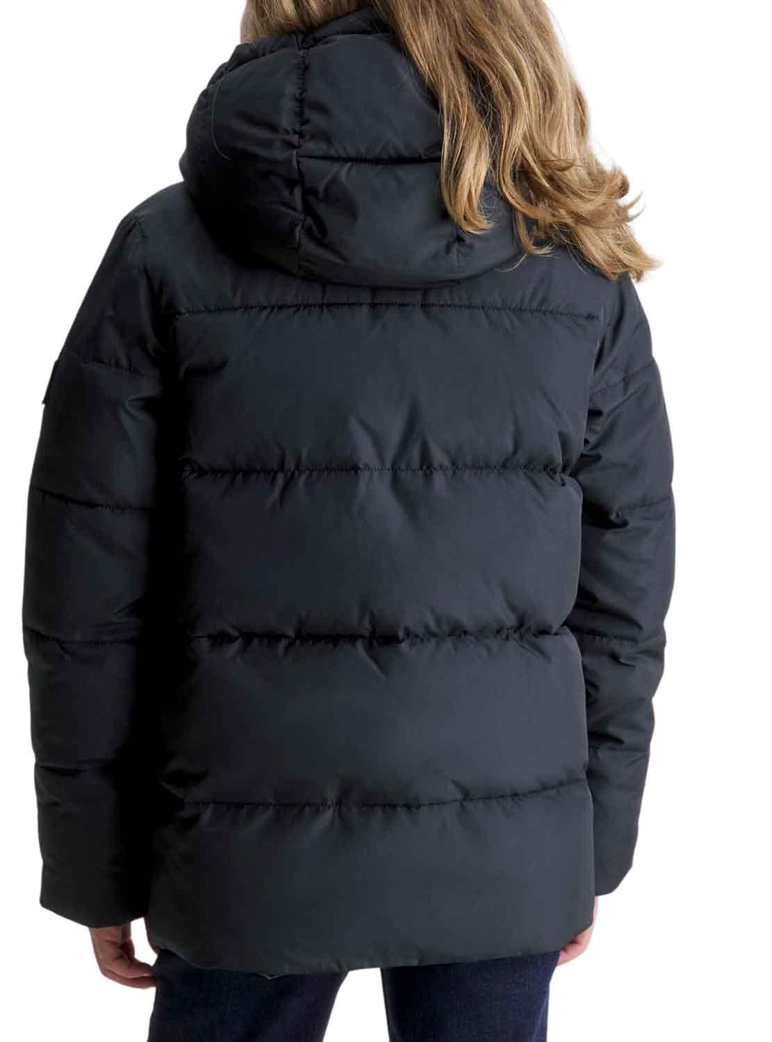 Casaca Calvin Klein Essential Puffer Preto Menino