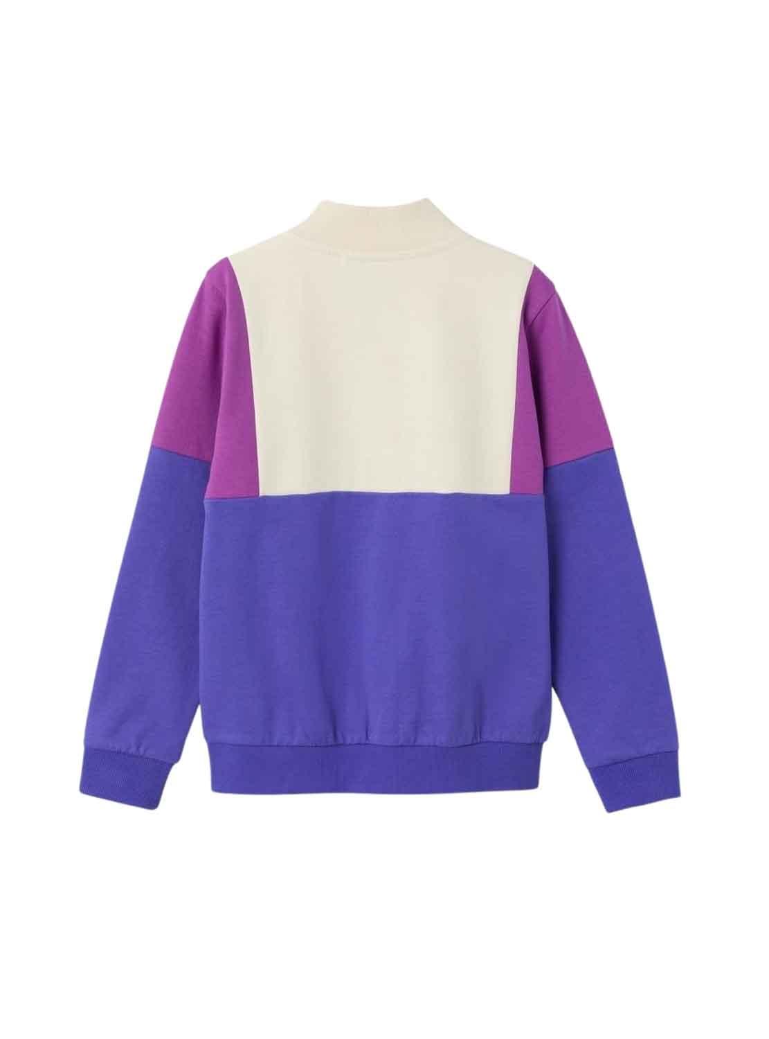 Sweat Name It Nilea Cor Block Roxo Menina