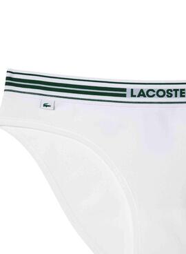 Braguita Lacoste Heritage Culotte Branco Mulher