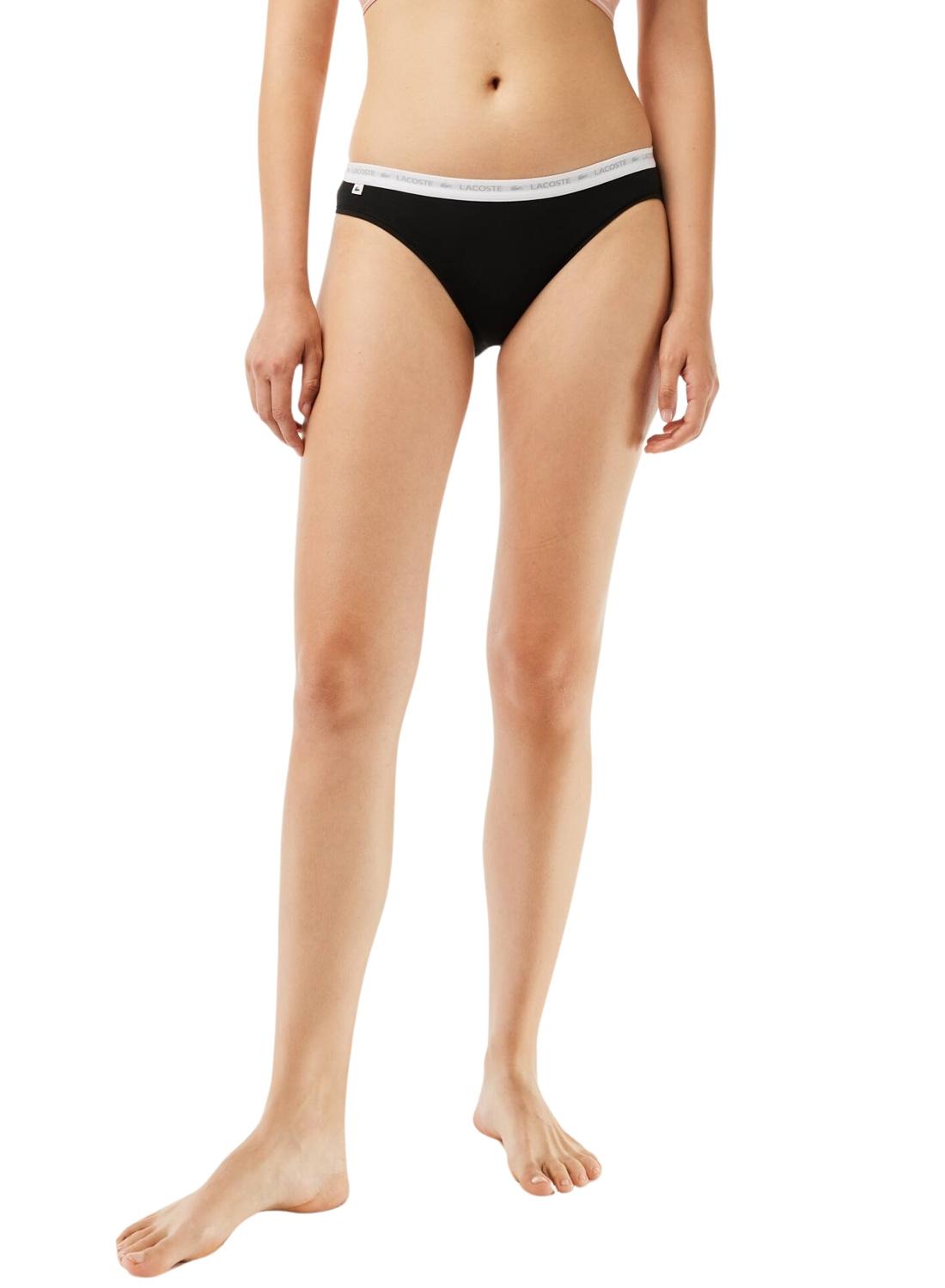 Pack 3 Calcinha Lacoste Culotte Cinza para Mulher