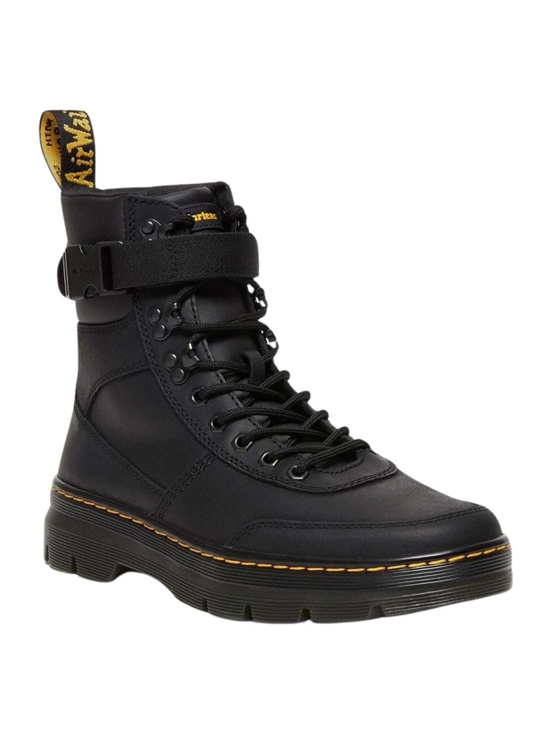 Botas Dr Martens Combs Tech Pele Preto para Homem