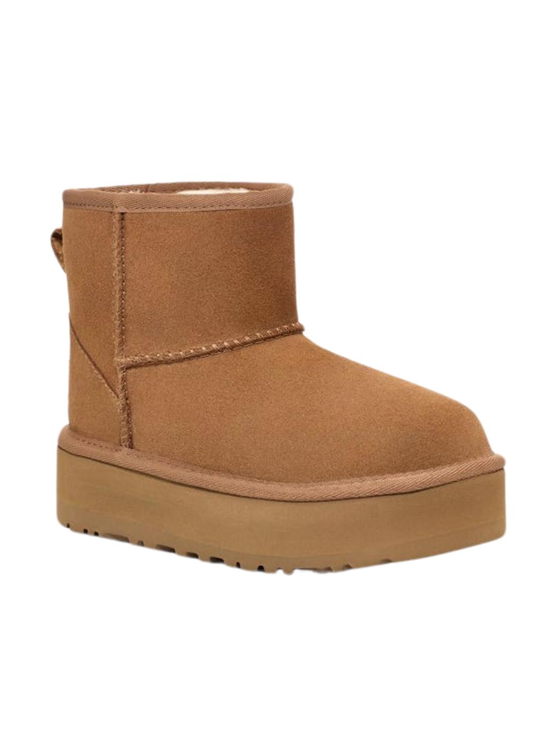 Botas UGG Classic Mini Platform Marrom para Menina