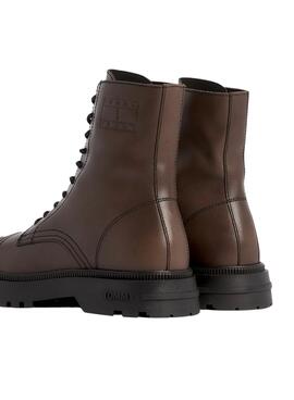 Botas Tommy Jeans Bota Casual Marrom para Homem