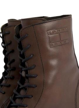 Botas Tommy Jeans Bota Casual Marrom para Homem