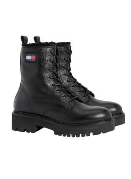 Botas Tommy Jeans Bota Urbana Preto para Mulher