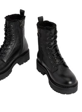 Botas Tommy Jeans Bota Urbana Preto para Mulher