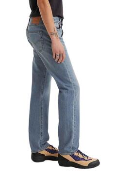 Calças Jeans Levis 501 Original Azul para Homb