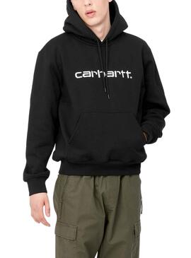 Sweat Carhartt Hooded Preto para Homem