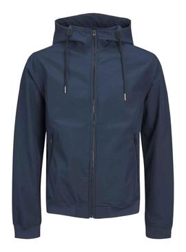 Casaca Jack & Jones Softshell Azul Marinho Homem