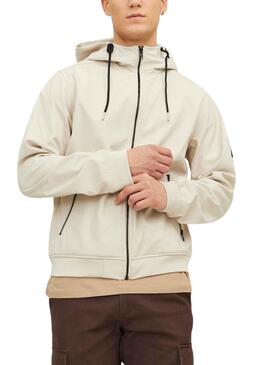 Casaca Jack & Jones Softshell Bege Homem