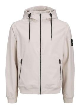 Casaca Jack & Jones Softshell Bege Homem