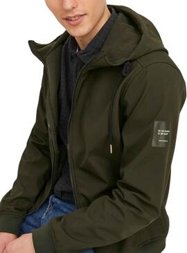 Casaca Jack & Jones Softshell Verde Homem