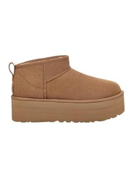 Botas UGG Classic Ultra Mini Platform Marrom Mulher