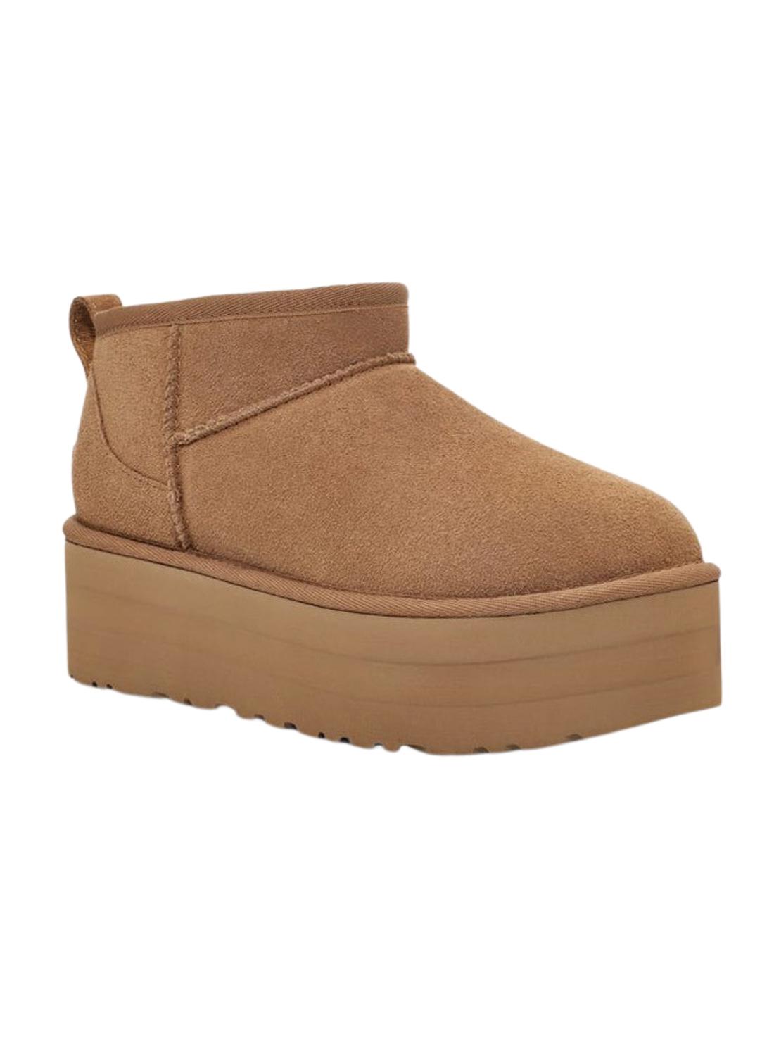 Botas UGG Classic Ultra Mini Platform Marrom Mulher