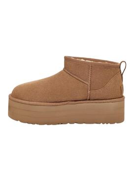 Botas UGG Classic Ultra Mini Platform Marrom Mulher