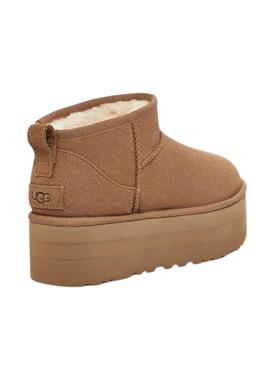 Botas UGG Classic Ultra Mini Platform Marrom Mulher