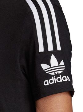T-Shirt Adidas 3 bandas pretas para Mulher