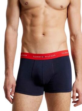 Pack 3 Boxers Tomm Hilfiger Tronco Azul Homem