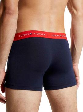 Pack 3 Boxers Tomm Hilfiger Tronco Azul Homem