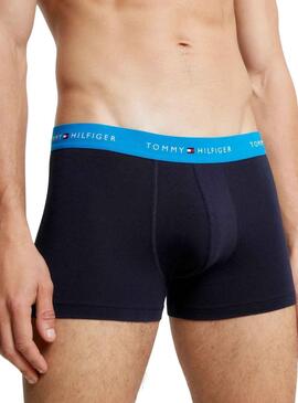 Pack 3 Boxers Tomm Hilfiger Tronco Azul Homem