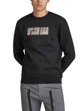 Sweat G-Star Raw Feltro Preto para Homem