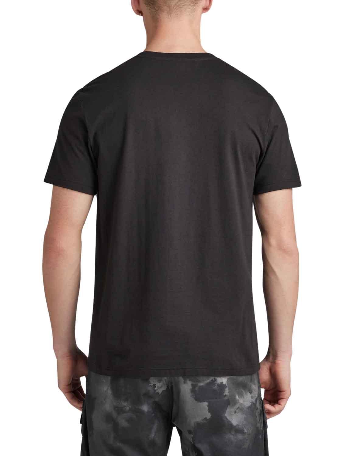 T-Shirt G-Star Raw Feltro Preto para Homem