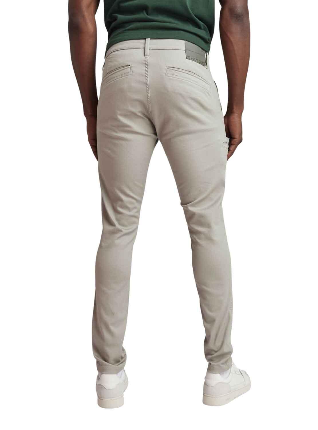 Calças G-Star Skinny Chino 2,0 Bege para Homem