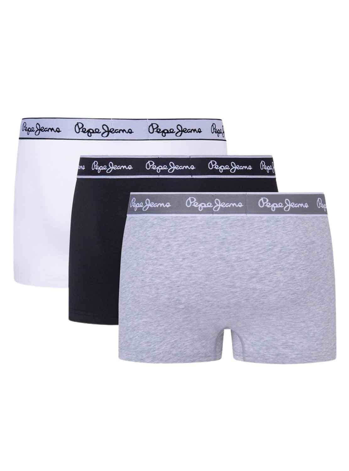 Pack 3 Boxers Pepe Jeans TK Cinza para Homem