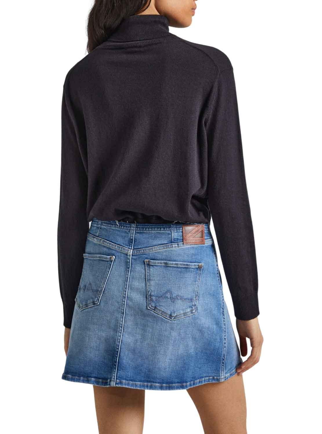 Camisola Pepe Jeans Donna Preto para Mulher