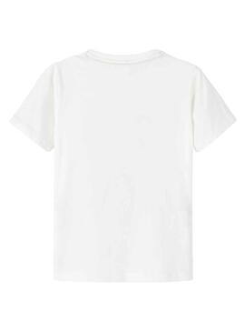 T-Shirt Name It Nadiza Branco para Menino