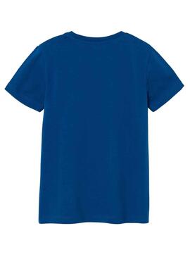 T-Shirt Name It Nadiza Azul para Menino