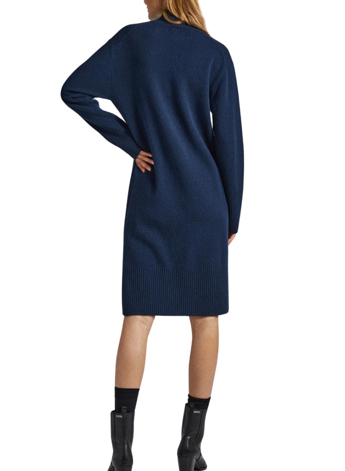 Vestido Pepe Jeans Dasya De Knitted Azul para Mulher