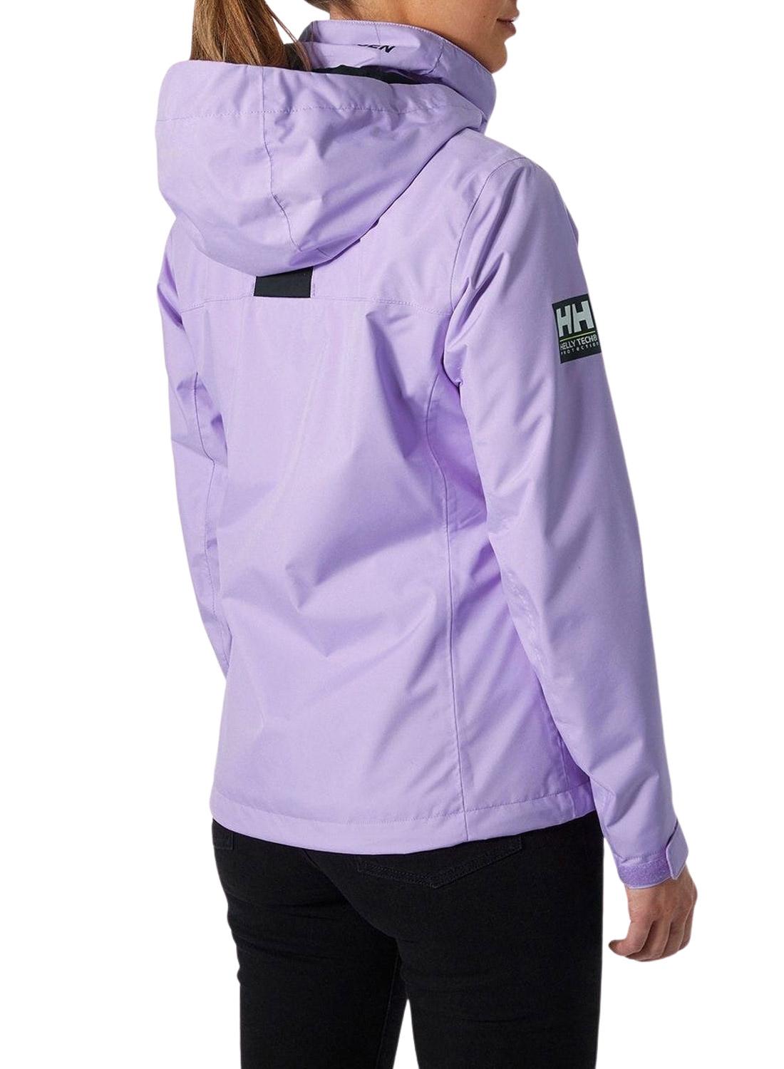 Casaca Helly Hansen Midlayer Crew Morado Mulher