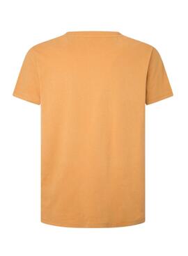T-Shirt Pepe Jeans Kody Amarelo para Homem