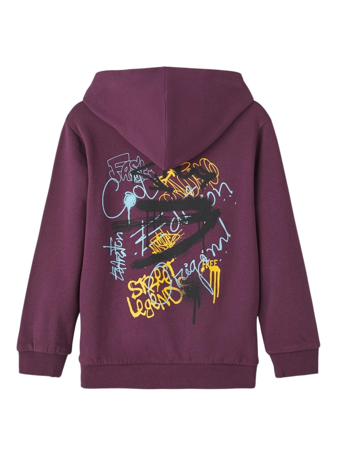 Sweat Name It Ohatte Bordeaux para Menino