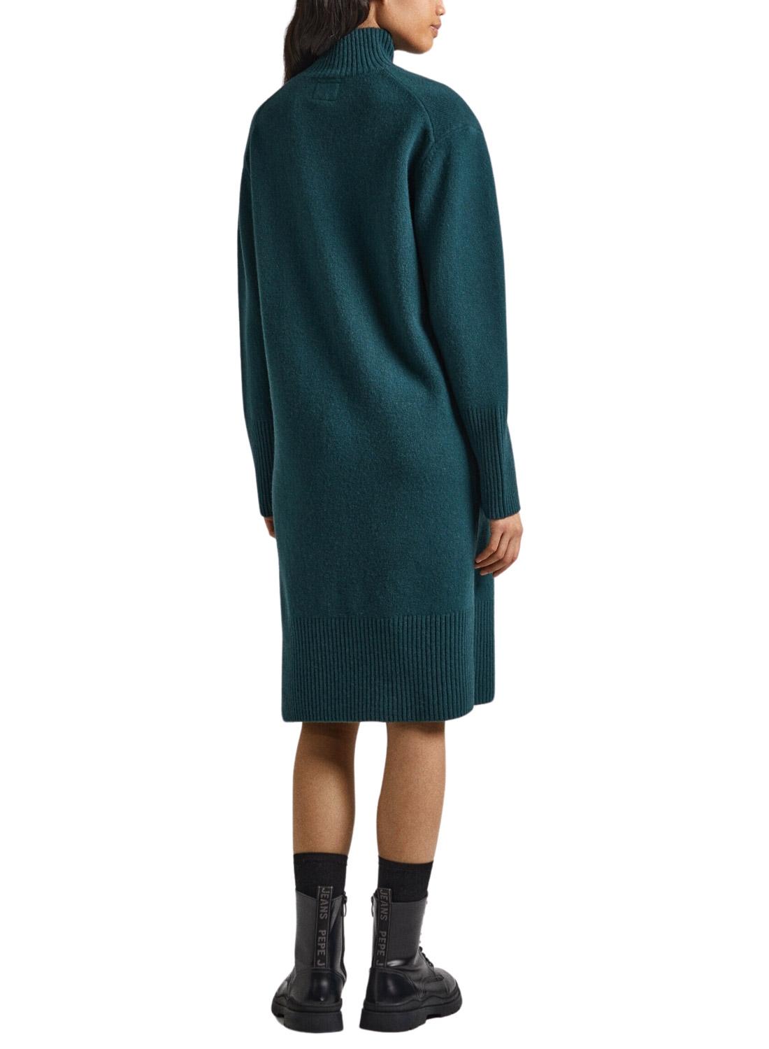 Vestido Pepe Jeans Dasya Knitted Verde para Mulher