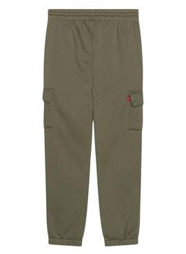 Calças Levis Utility Cargo Jogger Verde Menino