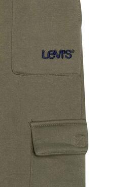 Calças Levis Utility Cargo Jogger Verde Menino
