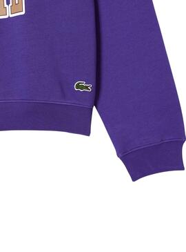 Sweat Lacoste Club Morado para Homem Mulher