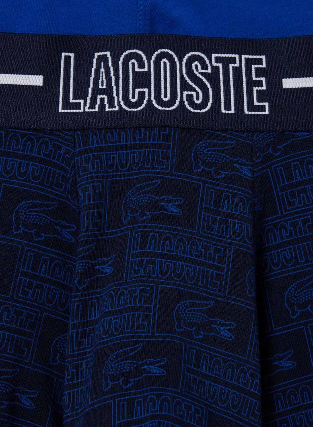 Pack 3 Cuecas Lacoste Boxer Azul para Homem