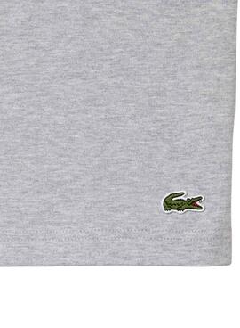 T-Shirt Lacoste Club Relaxed Cinza Unisex