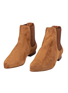 Botas Popa Angela Serraje Camel para Mulher