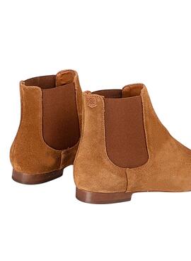 Botas Popa Angela Serraje Camel para Mulher