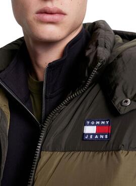 Casaca Tommy Jeans Alaska Puffer Colorblock