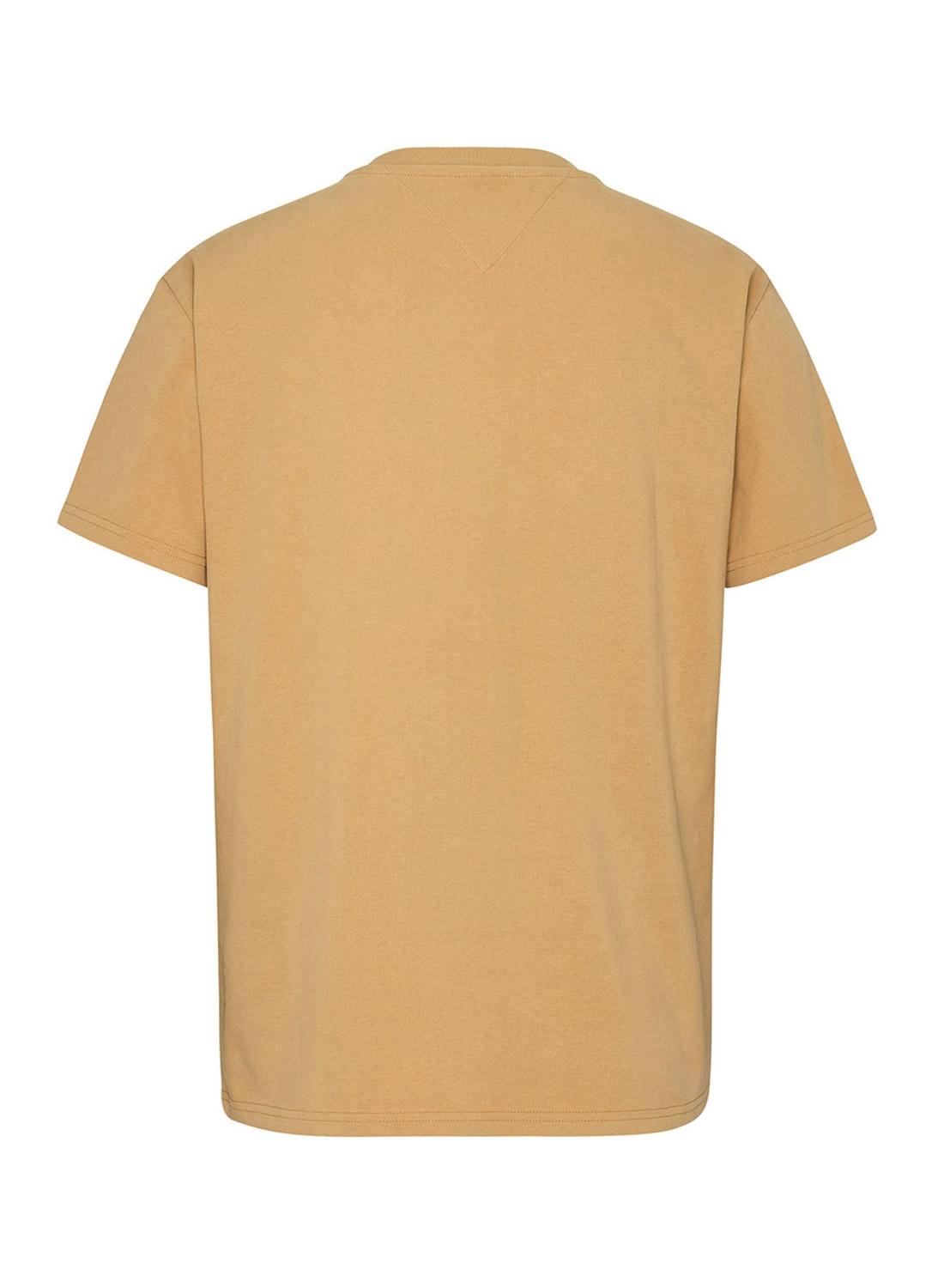 T-Shirt Tommy Jeans Luxo Athletic Camel Homem