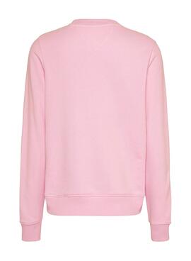 Sweat Tommy Jeans Gold Linear Rosa para Mulher