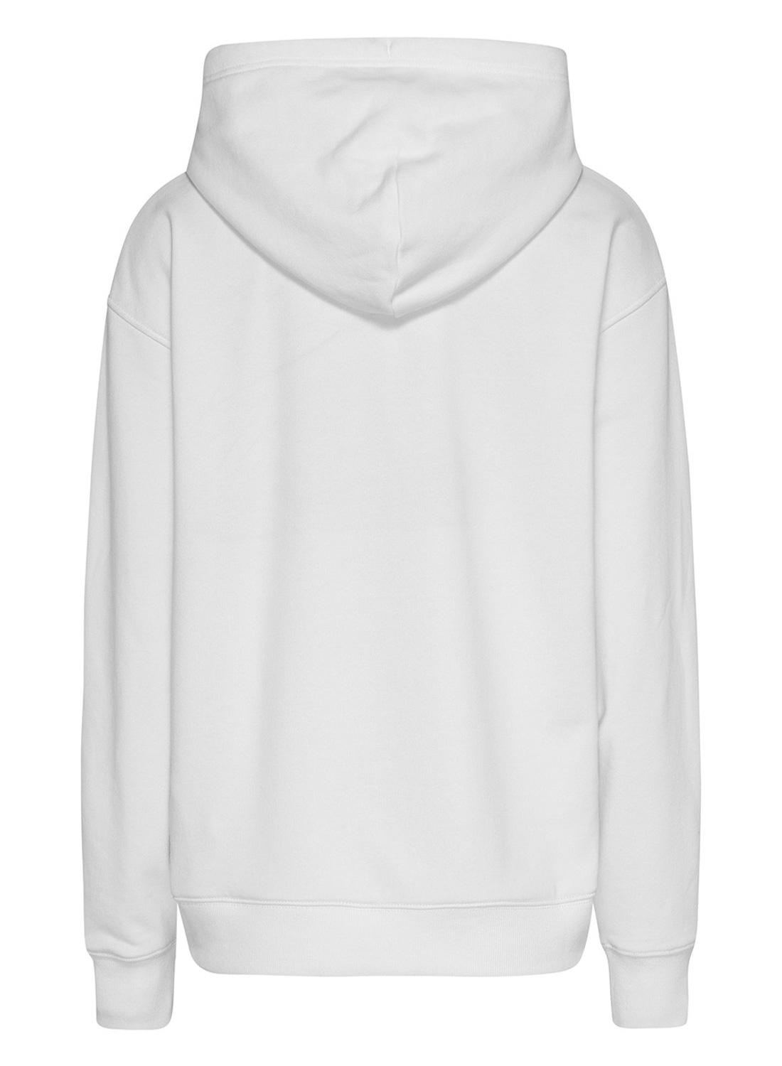 Sweat Tommy Jeans Essential Logo 1 Branco Mulher