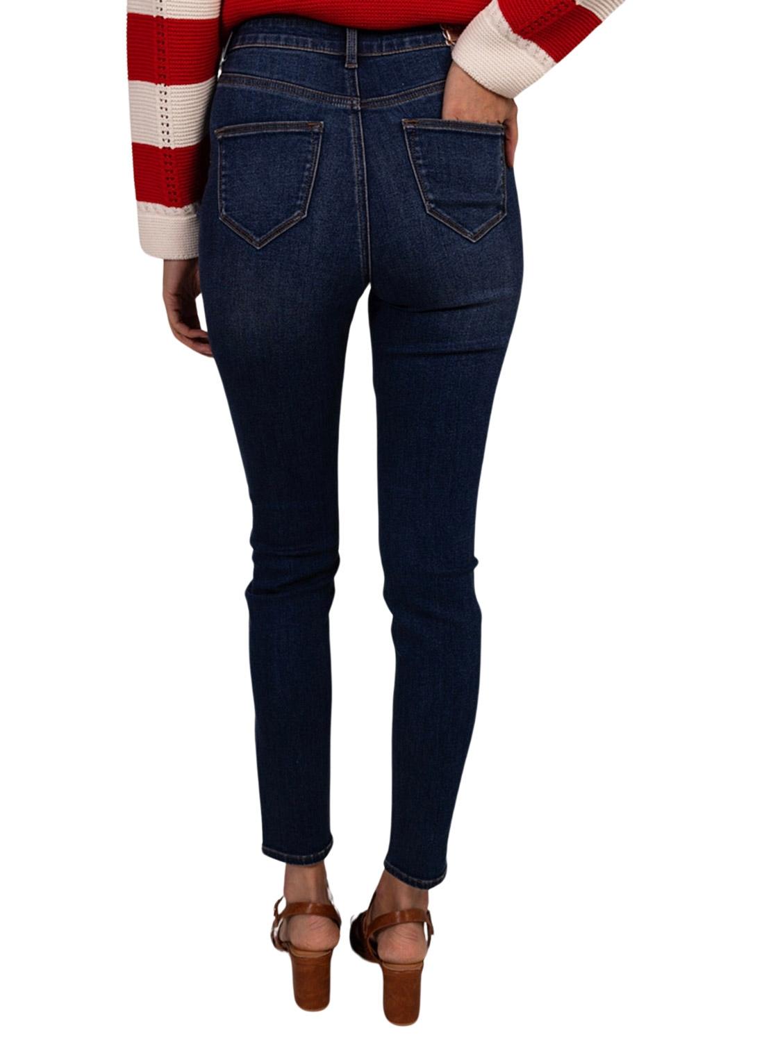 Calças Jeans Naf Naf Slim Azul Marinho para Mulher