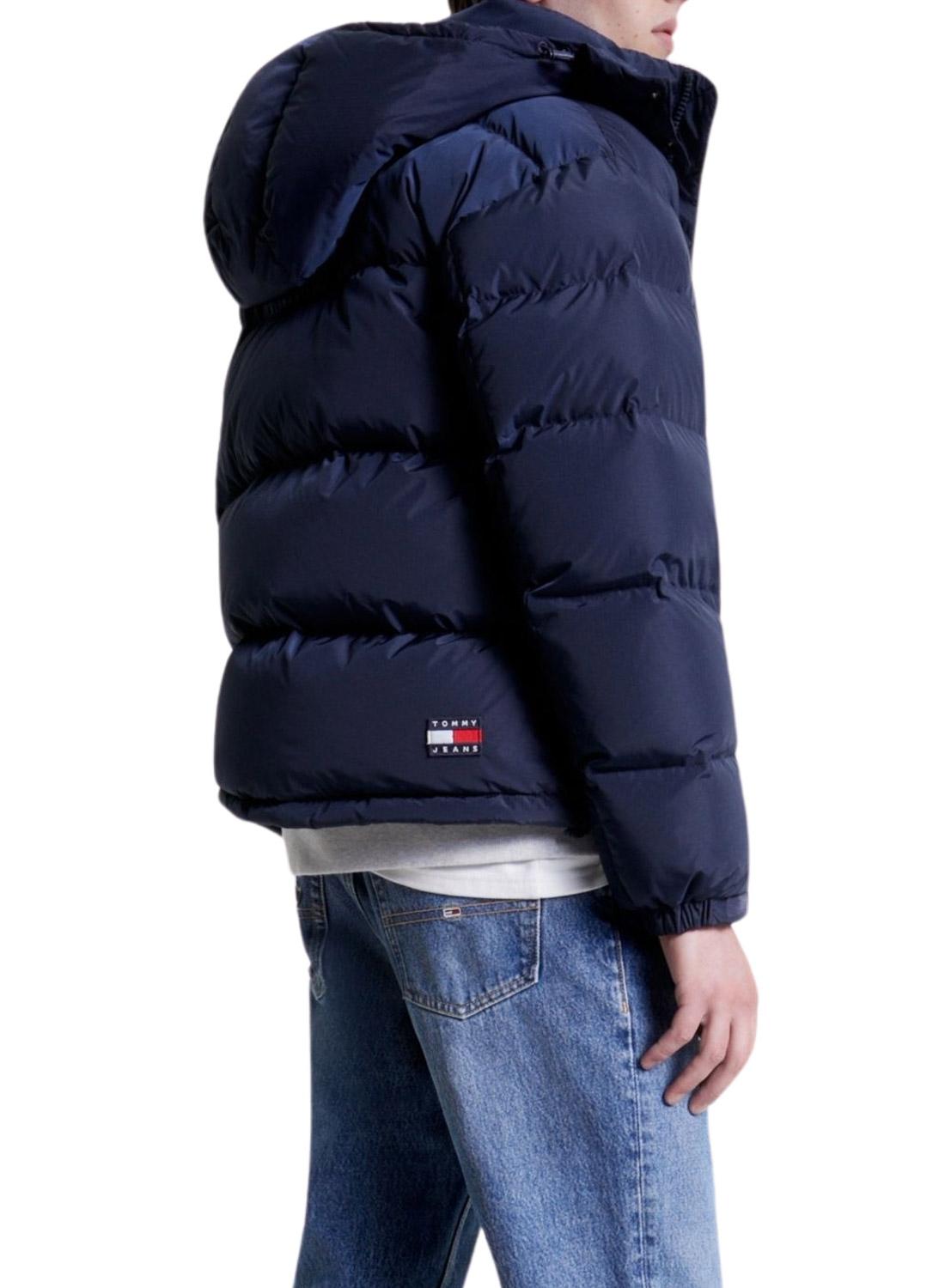 Casaca Tommy Jeans Alaska Puffer Azul Marinho Homem